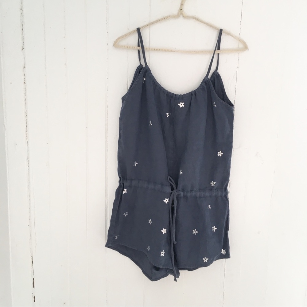 Cloth & Stone Star Print Romper